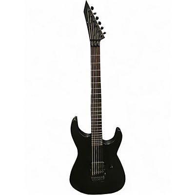 Used ESP LTD M-HT Black Metal Black Solid Body Electric Guitar