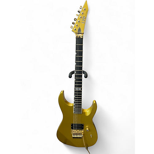 Used ESP LTD M1 CUSTOM '87 Metallic Gold Solid Body Electric Guitar Metallic Gold