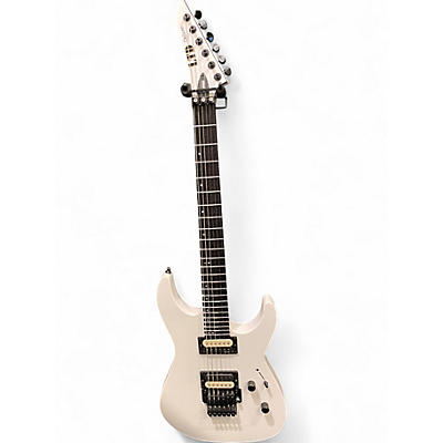 Used ESP LTD M1000 Alpine White Solid Body Electric Guitar