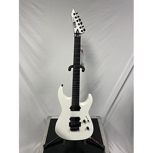 ESP Used ESP LTD M1000 Deluxe Solid Body Electric Guitar White