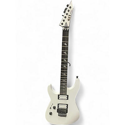 Used ESP LTD M1000 Left Handed Olympic White Electric Guitar