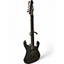 Used ESP LTD M1000-MS Trans Black Flame Solid Body Electric Guitar Trans Black Flame