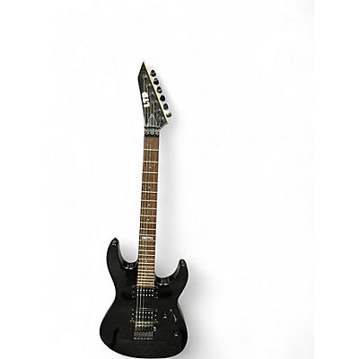 Used ESP LTD M100FM Black Solid Body Electric Guitar
