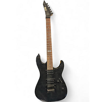 Used ESP LTD M100FM Black  Solid Body Electric Guitar