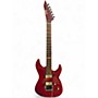 Used ESP LTD M100FM Trans Red Solid Body Electric Guitar Trans Red
