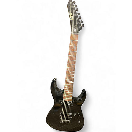 Used ESP LTD M107 Black Solid Body Electric Guitar Black