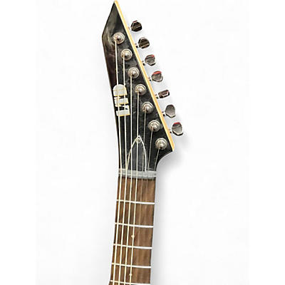 Used ESP LTD M17 7 String BLACK Solid Body Electric Guitar