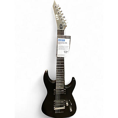 Used ESP LTD M17 7 String Black Solid Body Electric Guitar