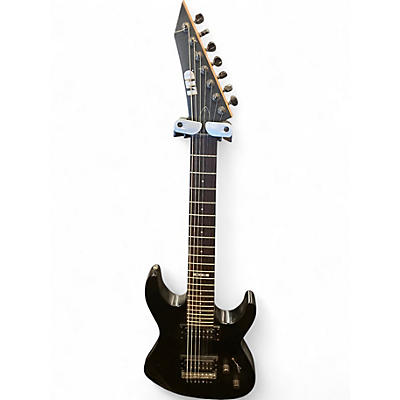 Used ESP LTD M17 7 String Black Solid Body Electric Guitar
