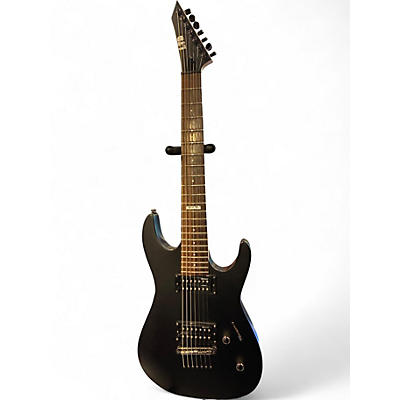 Used ESP LTD M17 7 String Satin Black Solid Body Electric Guitar