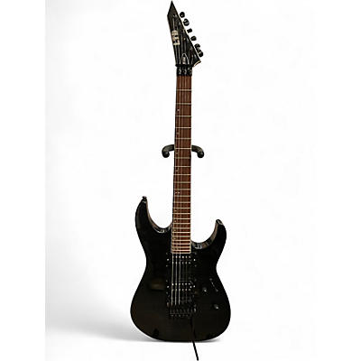 Used ESP LTD M200 TRANSPARENT BLACK Solid Body Electric Guitar