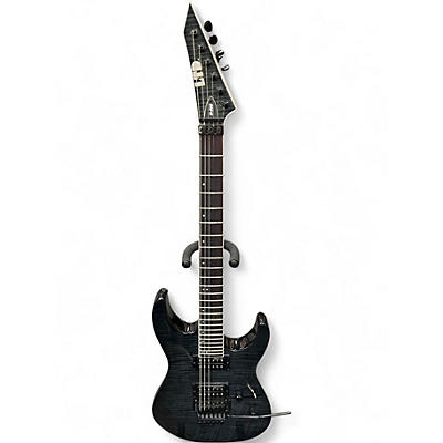 Used ESP LTD M200 Trans Black Solid Body Electric Guitar