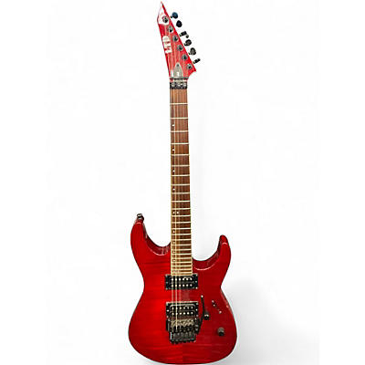Used ESP LTD M200 Trans Red Solid Body Electric Guitar