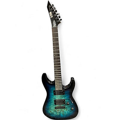 Used ESP LTD M200DX Blue Burst Solid Body Electric Guitar