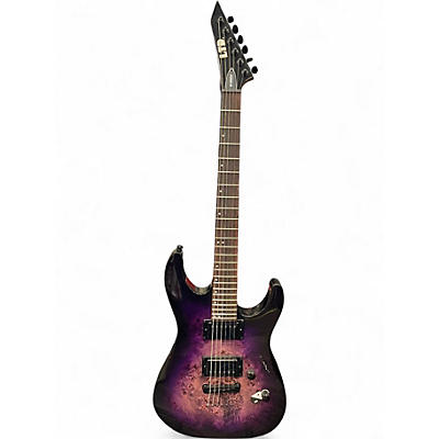 Used ESP LTD M200DX Trans Purple Solid Body Electric Guitar
