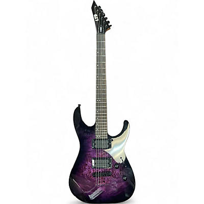 Used ESP LTD M200DX Trans Purple Solid Body Electric Guitar