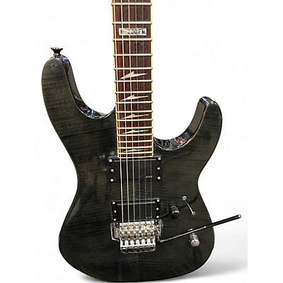 Used ESP LTD M200FM Black Solid Body Electric Guitar