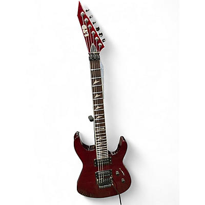 Used ESP LTD M300FM RED Solid Body Electric Guitar