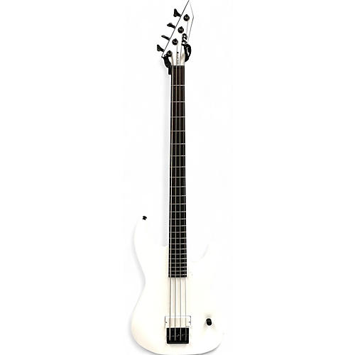 ESP Used ESP LTD M4 ARTIC METAL SATIN WHITE Electric Bass Guitar SATIN WHITE