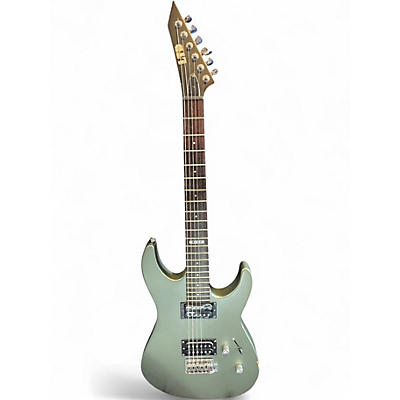 Used ESP LTD M50 Silver Solid Body Electric Guitar