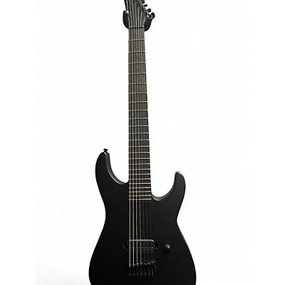 Used ESP LTD M7HT BLACK METAL Satin Black Solid Body Electric Guitar