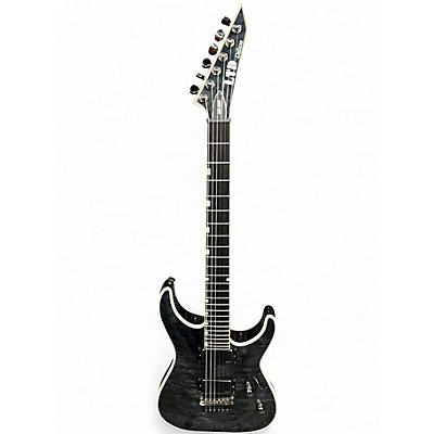 Used ESP LTD MH-1001 Deluxe Black Solid Body Electric Guitar