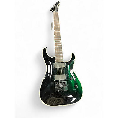 Used ESP LTD MH-1007 Deluxe Black Solid Body Electric Guitar