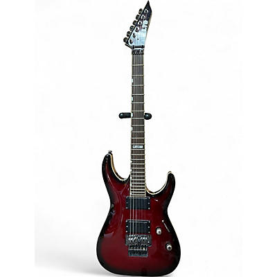 Used ESP LTD MH-330FMFR Crimson Burst Solid Body Electric Guitar