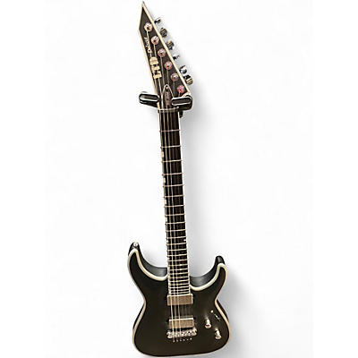 Used ESP LTD MH1000 Black Solid Body Electric Guitar