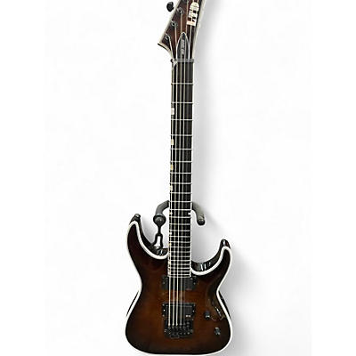 Used ESP LTD MH1000 DARK BROWN SUNBURST Solid Body Electric Guitar