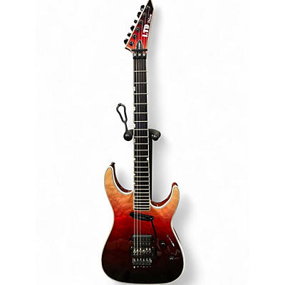 Used ESP LTD MH1000 Deluxe BLACK CHERRY BURST Solid Body Electric Guitar