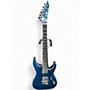 Used ESP LTD MH1000 Deluxe Blue Solid Body Electric Guitar Blue