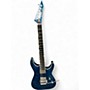 Used ESP LTD MH1000 Deluxe Blue Solid Body Electric Guitar Blue