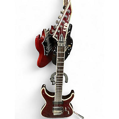 Used ESP LTD MH1000 Deluxe Red Solid Body Electric Guitar