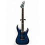 Used ESP LTD MH1000 Deluxe See Thru Blue Solid Body Electric Guitar See Thru Blue