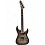 Used ESP LTD MH1000 Deluxe Trans Charcoal Solid Body Electric Guitar Trans Charcoal