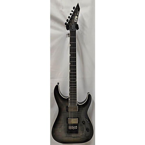 ESP Used ESP LTD MH1000 Evertune Charcoal Burst Solid Body Electric Guitar Charcoal Burst