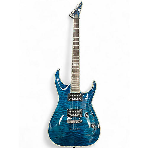 Used ESP LTD MH1000 Ocean Blue Solid Body Electric Guitar Ocean Blue