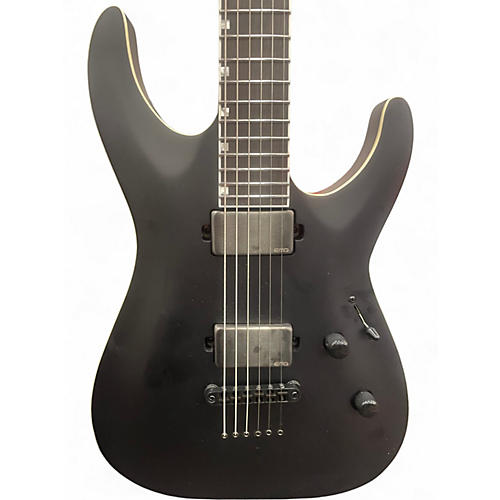 Used ESP LTD MH1000B Flat Black Baritone Guitars Flat Black