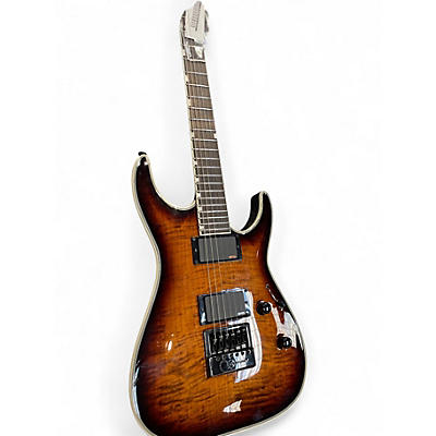 Used ESP LTD MH1000ET Brown Sunburst Solid Body Electric Guitar