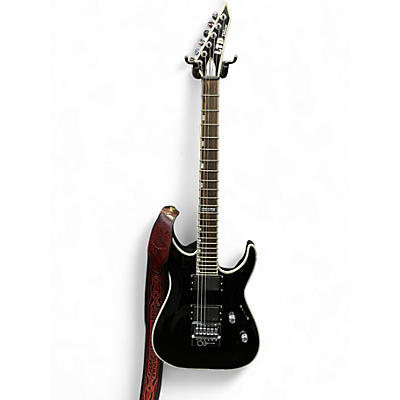 Used ESP LTD MH1000ET Deluxe Black Solid Body Electric Guitar