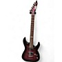 Used ESP LTD MH100QMNT Trans Purble Solid Body Electric Guitar Trans Purble
