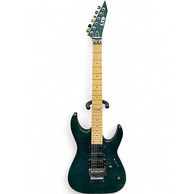 Used ESP LTD MH103QM Green Solid Body Electric Guitar