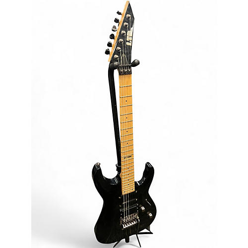 Used ESP LTD MH103QM Trans Black Solid Body Electric Guitar Trans Black