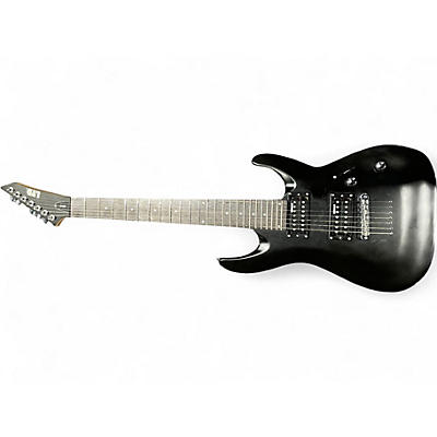 Used ESP LTD MH17 7 String Black Solid Body Electric Guitar