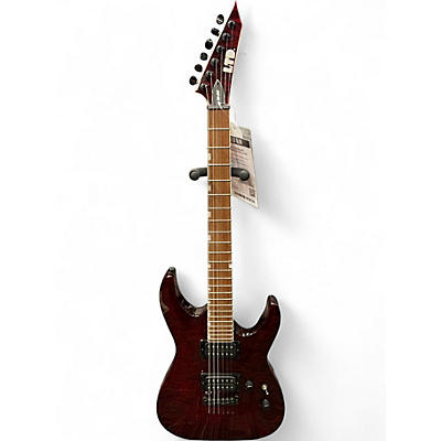 Used ESP LTD MH200 Red Solid Body Electric Guitar