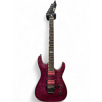Used ESP LTD MH201 Purple Solid Body Electric Guitar