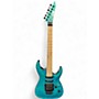 Used ESP LTD MH203 Turquoise Solid Body Electric Guitar Turquoise