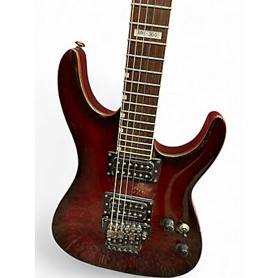 Used ESP LTD MH300 Red Solid Body Electric Guitar