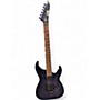 Used ESP LTD MH350FR Purple Solid Body Electric Guitar Purple